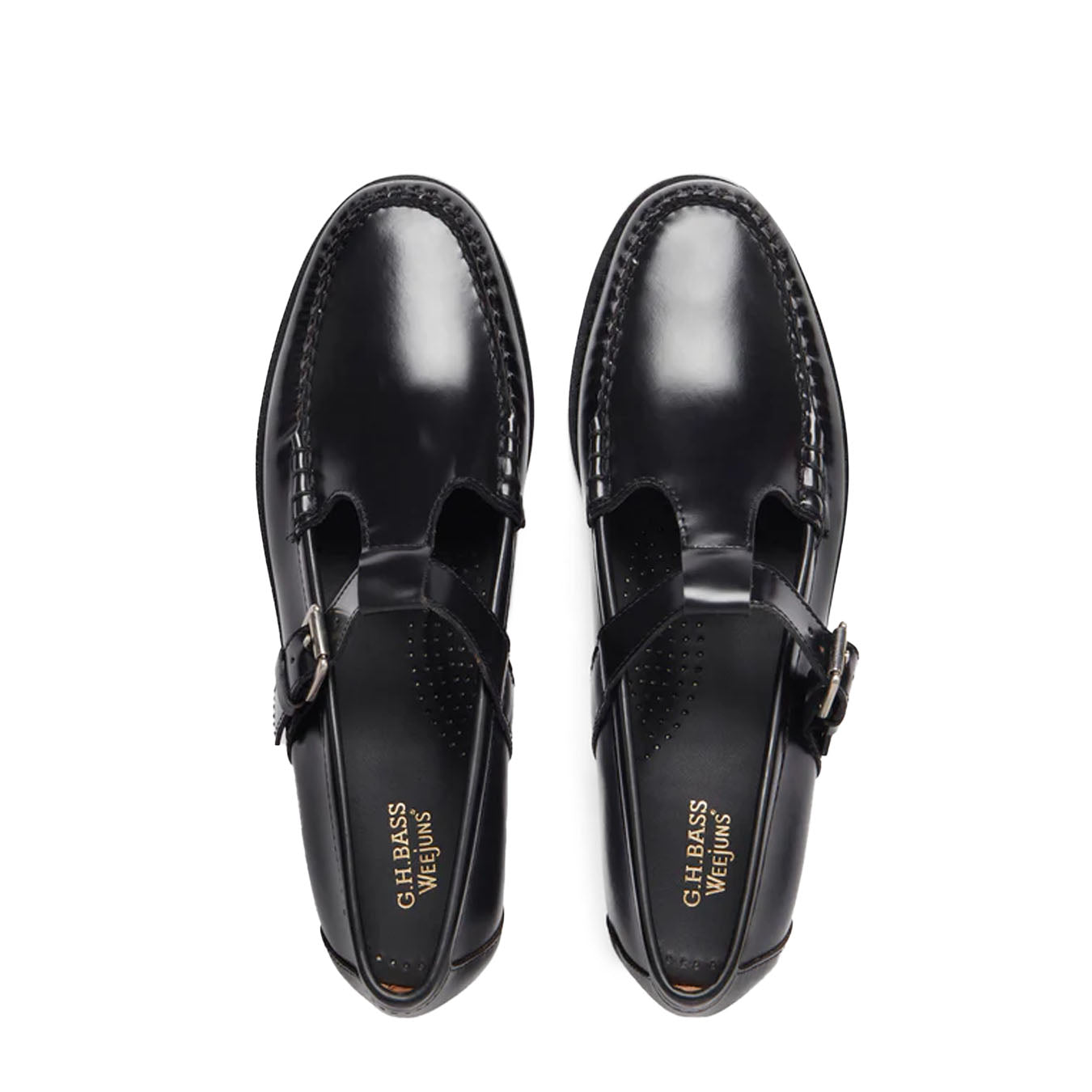 G.H Bass Womens Mary Jane Black - Parasol Store