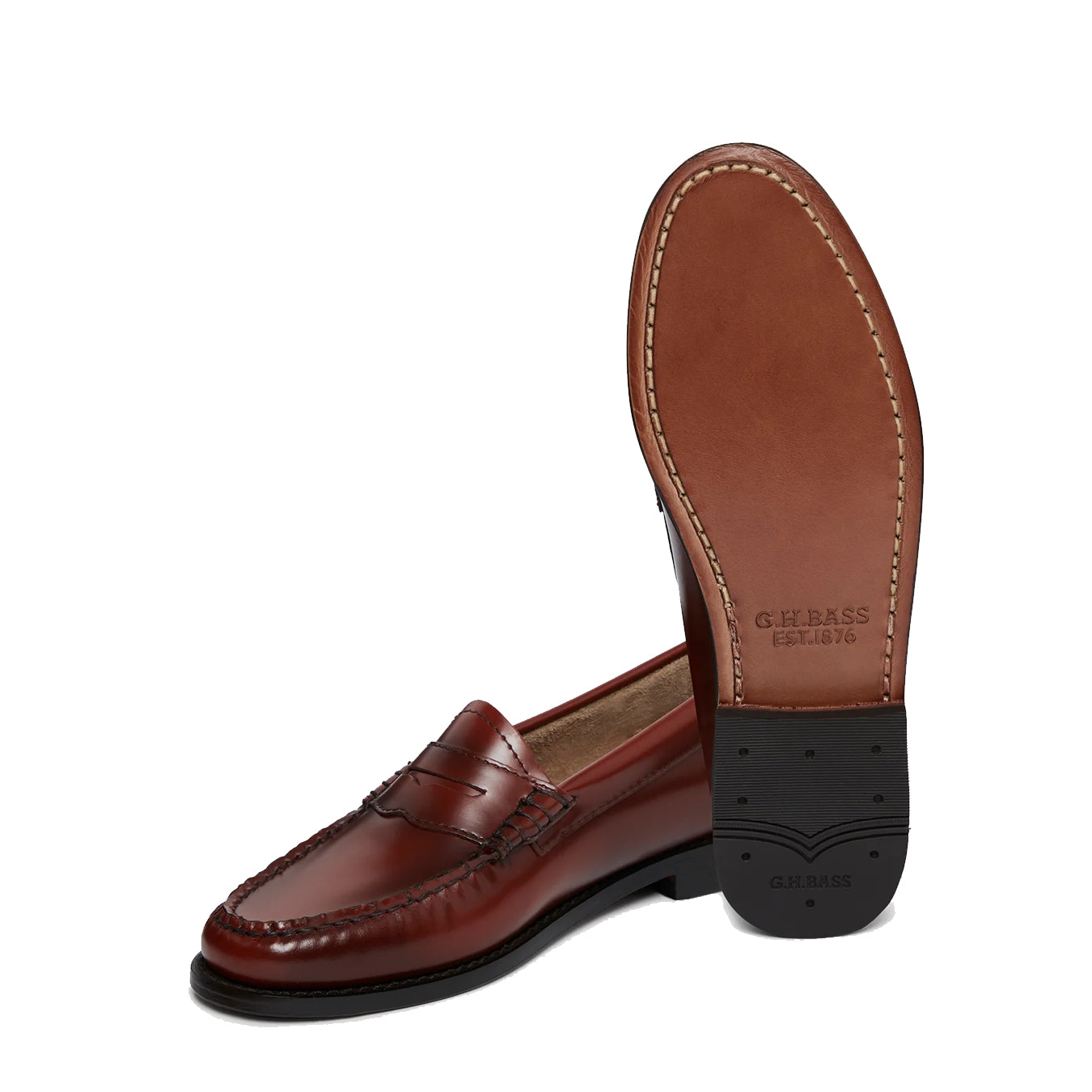GH Bass Womens Penny Loafer Paprika - Parasol Store