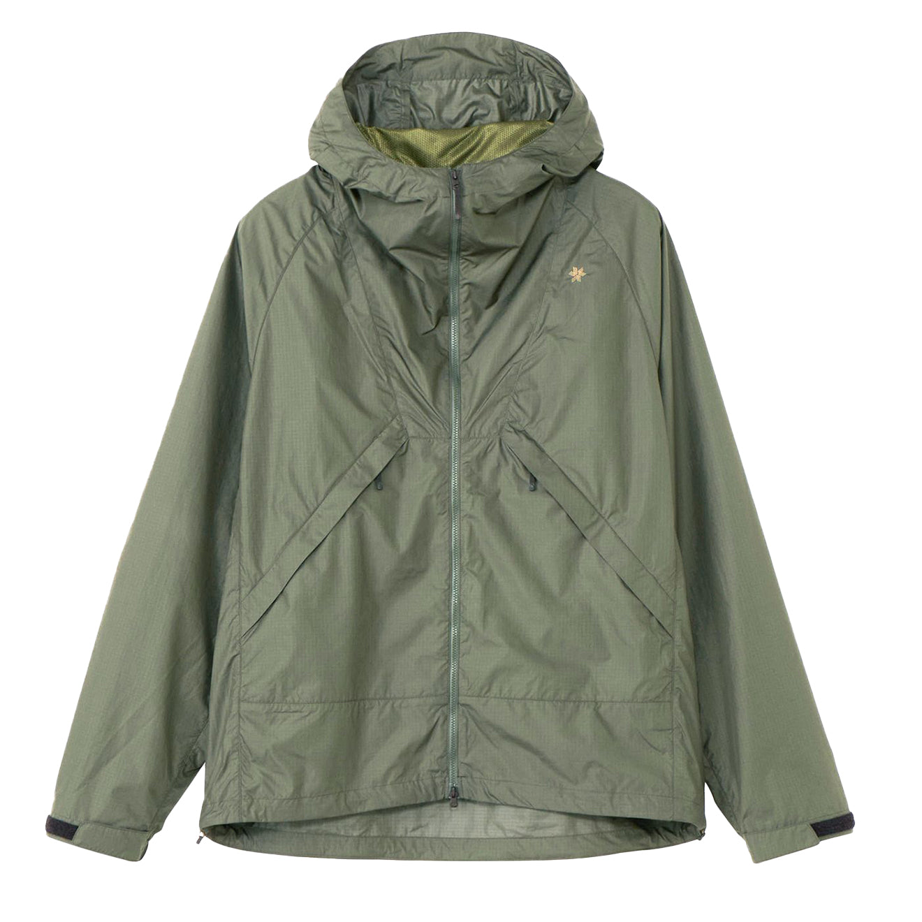Goldwin Rip-stop Hooded Jacket Dark Olive - Parasol Store