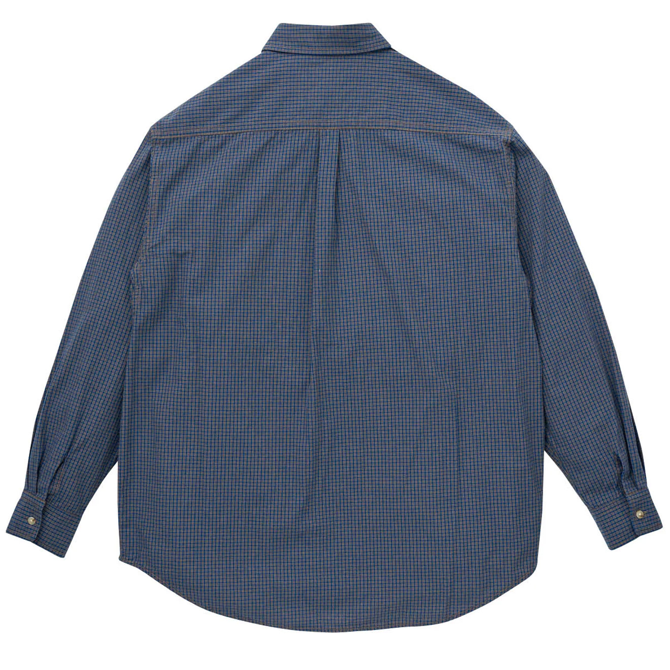 Gramicci Checkered Stance Shirt Sierra Check Navy - Parasol Store