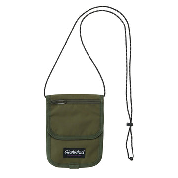 Gramicci Cordura Neck Pouch Olive - Parasol Store