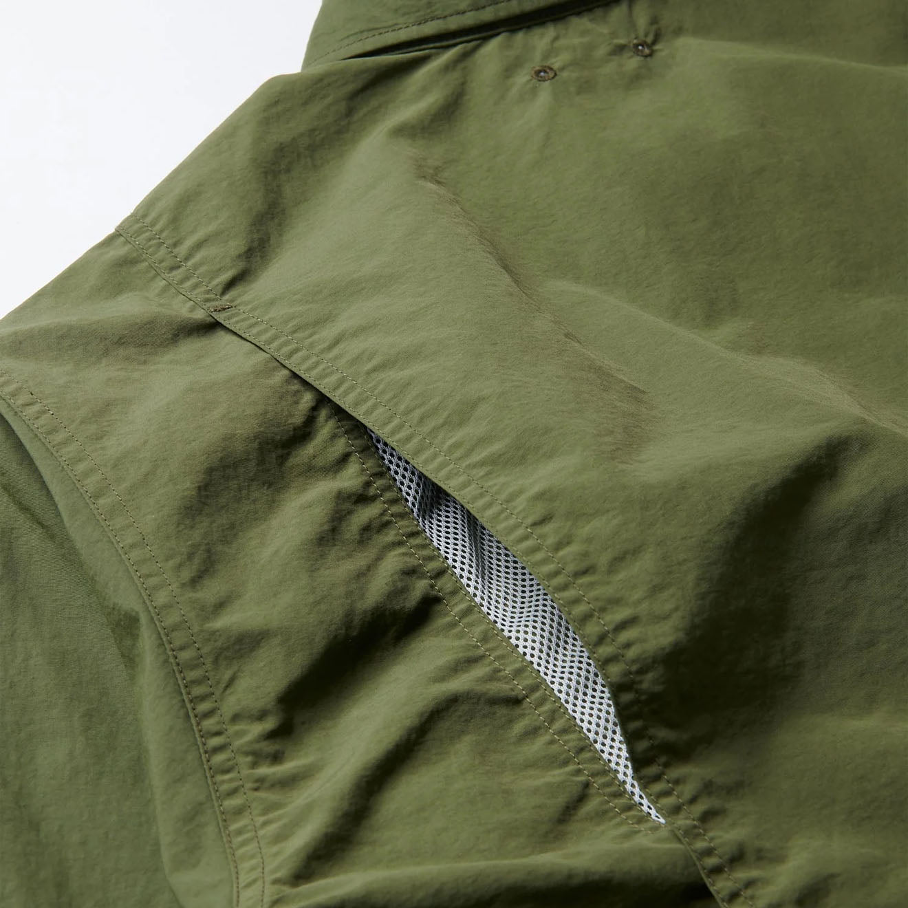 Gramicci Nylon Brentwood Shirt Olive - Parasol Store