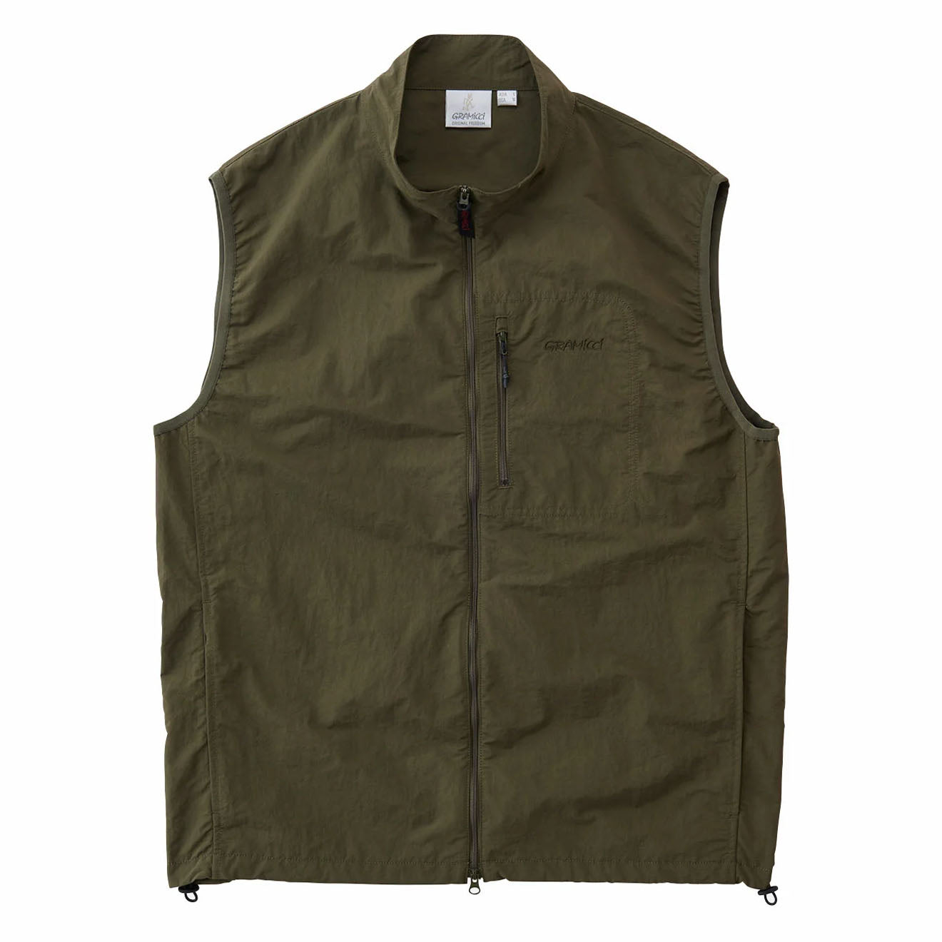 Gramicci Nylon Vest Deep Olive - Parasol Store