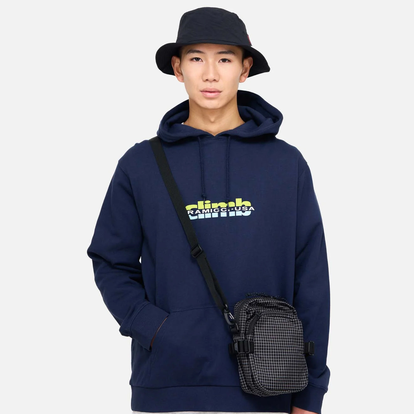 Gramicci Ripstop Mini Shoulder Bag Rip-Stop Black - Parasol Store