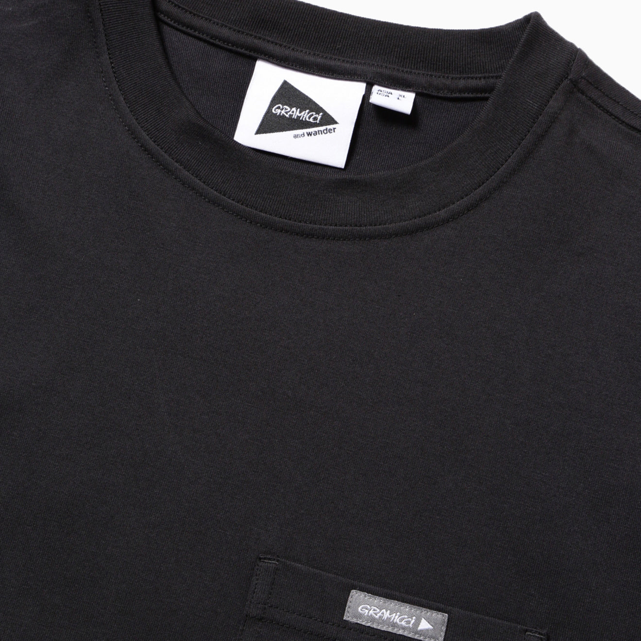Gramicci x And Wander Backprint Tee Black - Parasol Store
