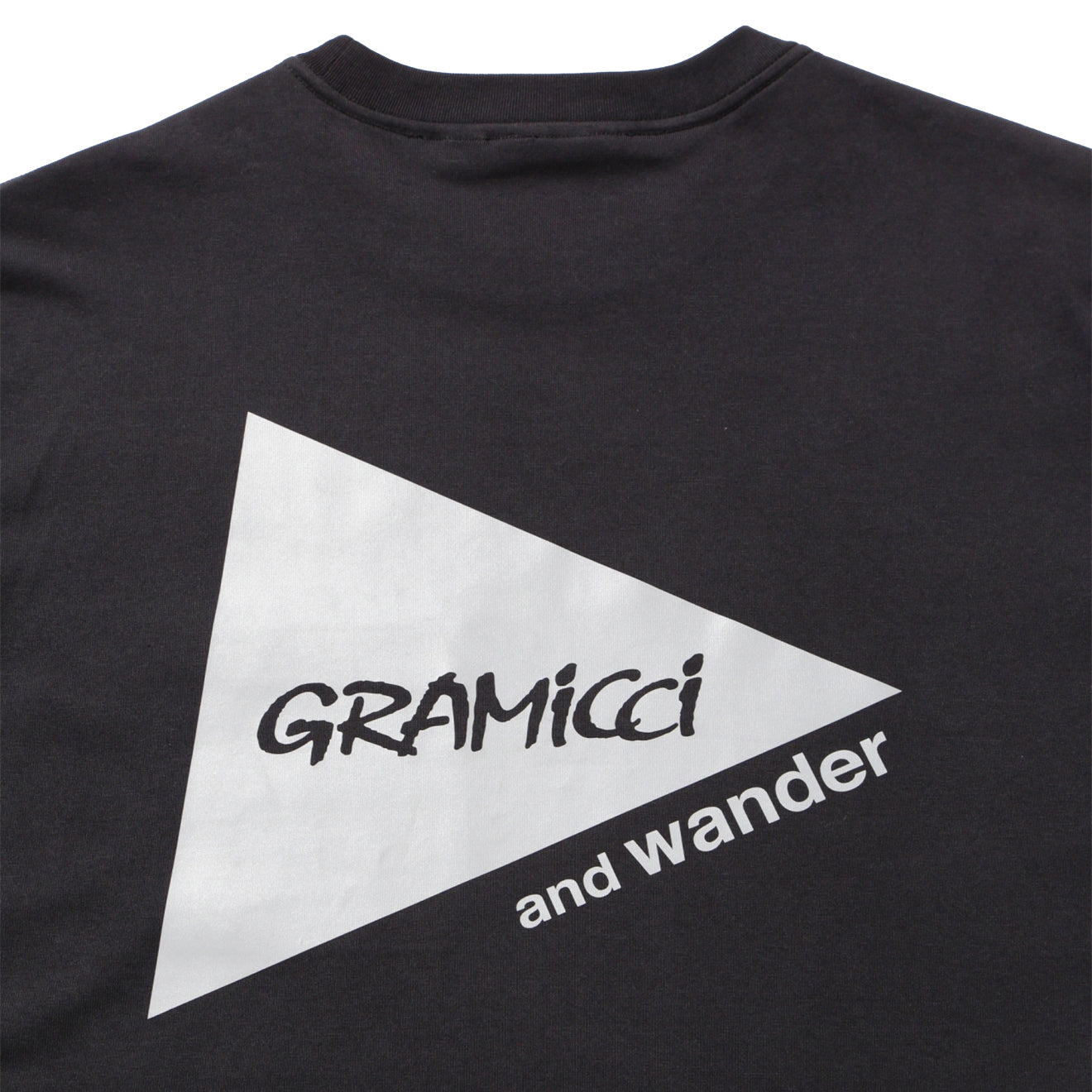 Gramicci x And Wander Backprint Tee Black - Parasol Store