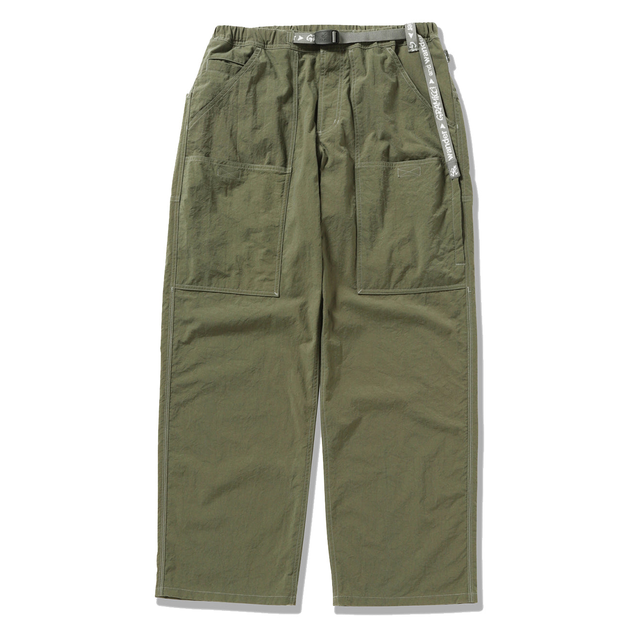 Gramicci x And Wander Nylon EQT Pant Khaki - Parasol Store