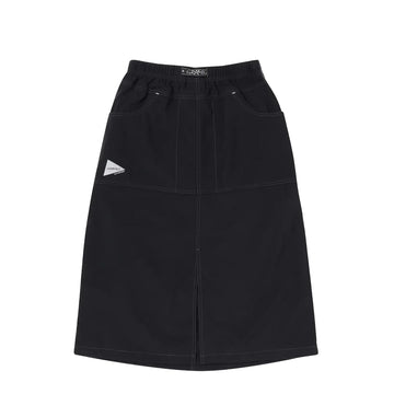 Gramicci x And Wander Womens Nylon Double Knee Skirt Black - Parasol Store