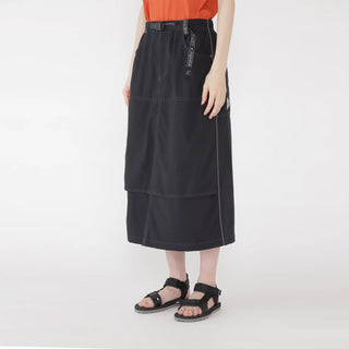 Gramicci x And Wander Womens Nylon Double Knee Skirt Black - Parasol Store