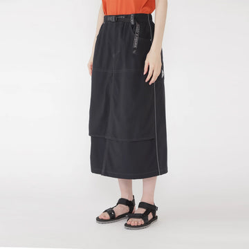 Gramicci x And Wander Womens Nylon Double Knee Skirt Black - Parasol Store