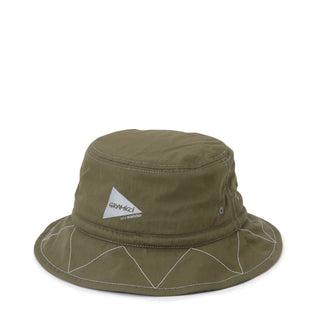 Gramicci x And Wander Zigzag Stitch Hat Khaki - Parasol Store
