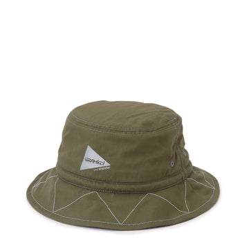 Gramicci x And Wander Zigzag Stitch Hat Khaki - Parasol Store
