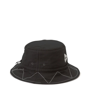 Gramicci x And Wander Zigzag Stitch Hat Black - Parasol Store