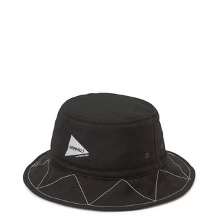 Gramicci x And Wander Zigzag Stitch Hat Black - Parasol Store