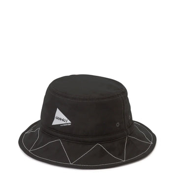 Gramicci x And Wander Zigzag Stitch Hat Black - Parasol Store