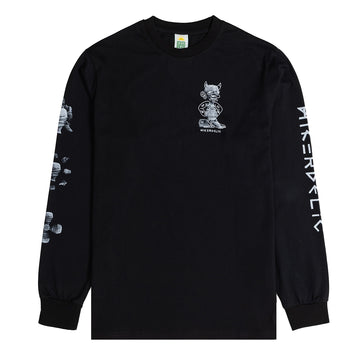 Hikerdelic Bridestones LS T-shirt Black - Parasol Store