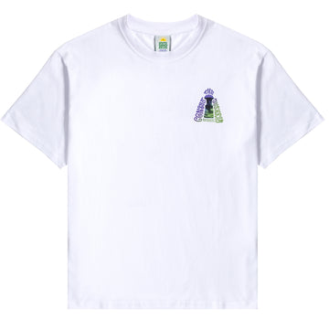Hikerdelic Consult The Mushroom SS T-Shirt White - Parasol Store