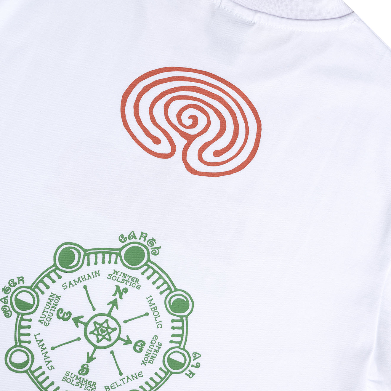 Hikerdelic Imbolc SS T-Shirt White - Parasol Store