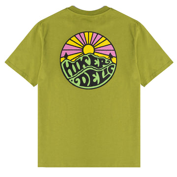 Hikerdelic Original Logo SS T-Shirt Lemon Haze - Parasol Store