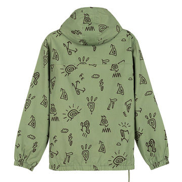 Hikerdelic Petroglyph Conway Smock Jacket Khaki - Parasol Store