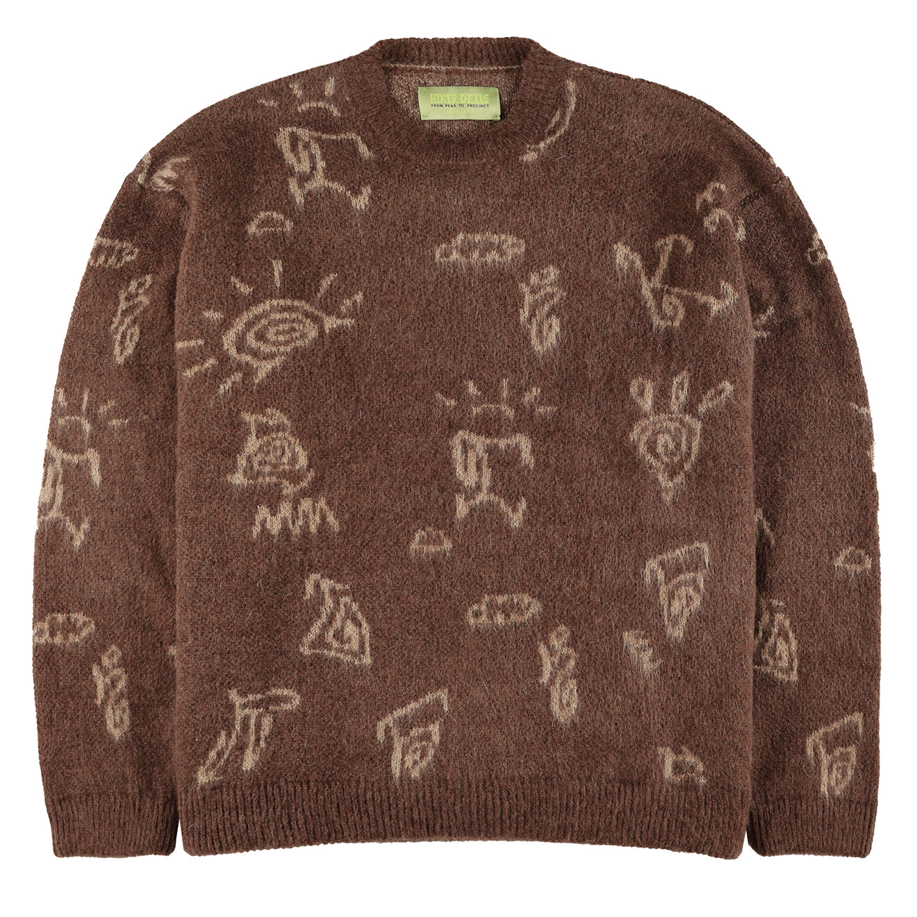 Hikerdelic Petroglyph Knitted Jumper Washed Bark - Parasol Store
