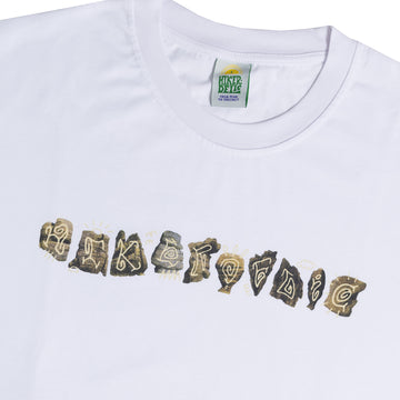 Hikerdelic Petroglyph SS T-Shirt White - Parasol Store