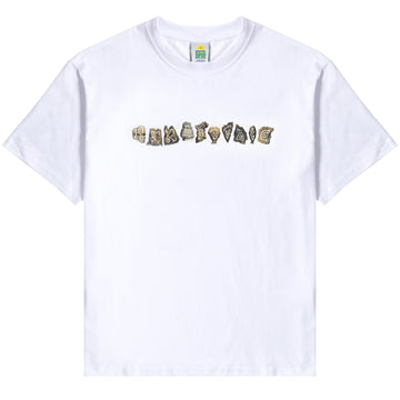 Hikerdelic Petroglyph SS T-Shirt White - Parasol Store