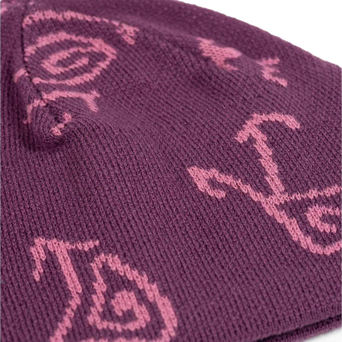 Hikerdelic Petroglyph Skull Beanie Grape - Parasol Store