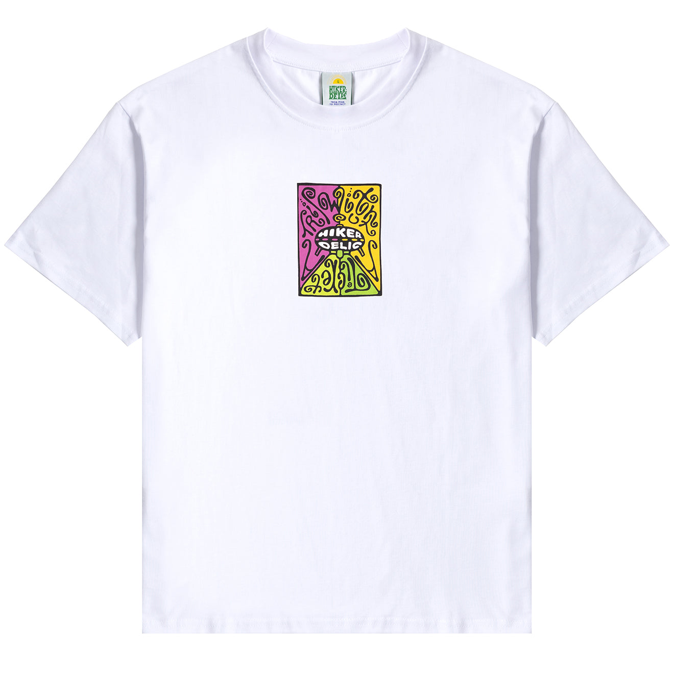 Hikerdelic Prana SS T-Shirt White - Parasol Store
