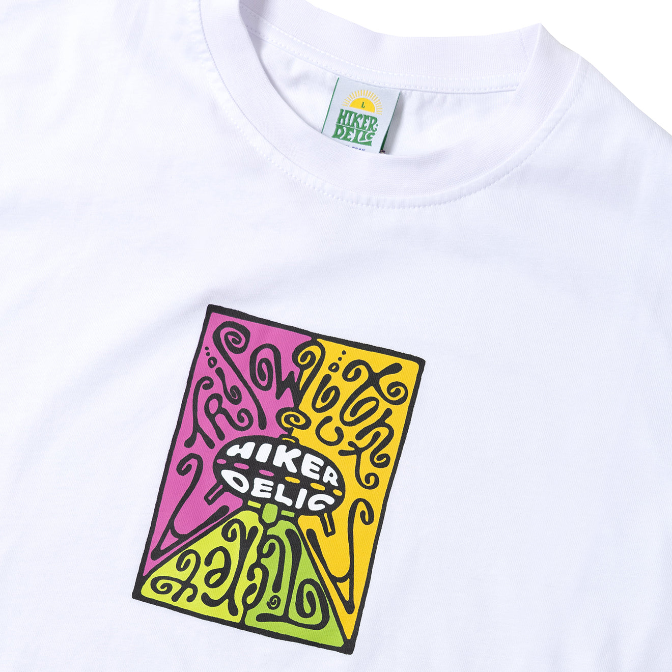 Hikerdelic Prana SS T-Shirt White - Parasol Store