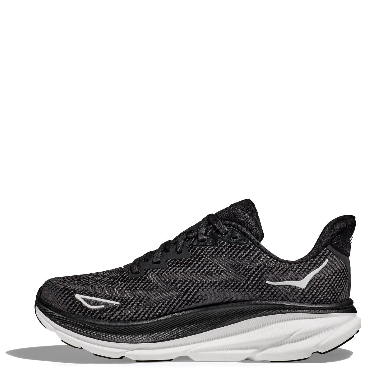 Hoka Clifton 9 Trainer Black / White - Parasol Store