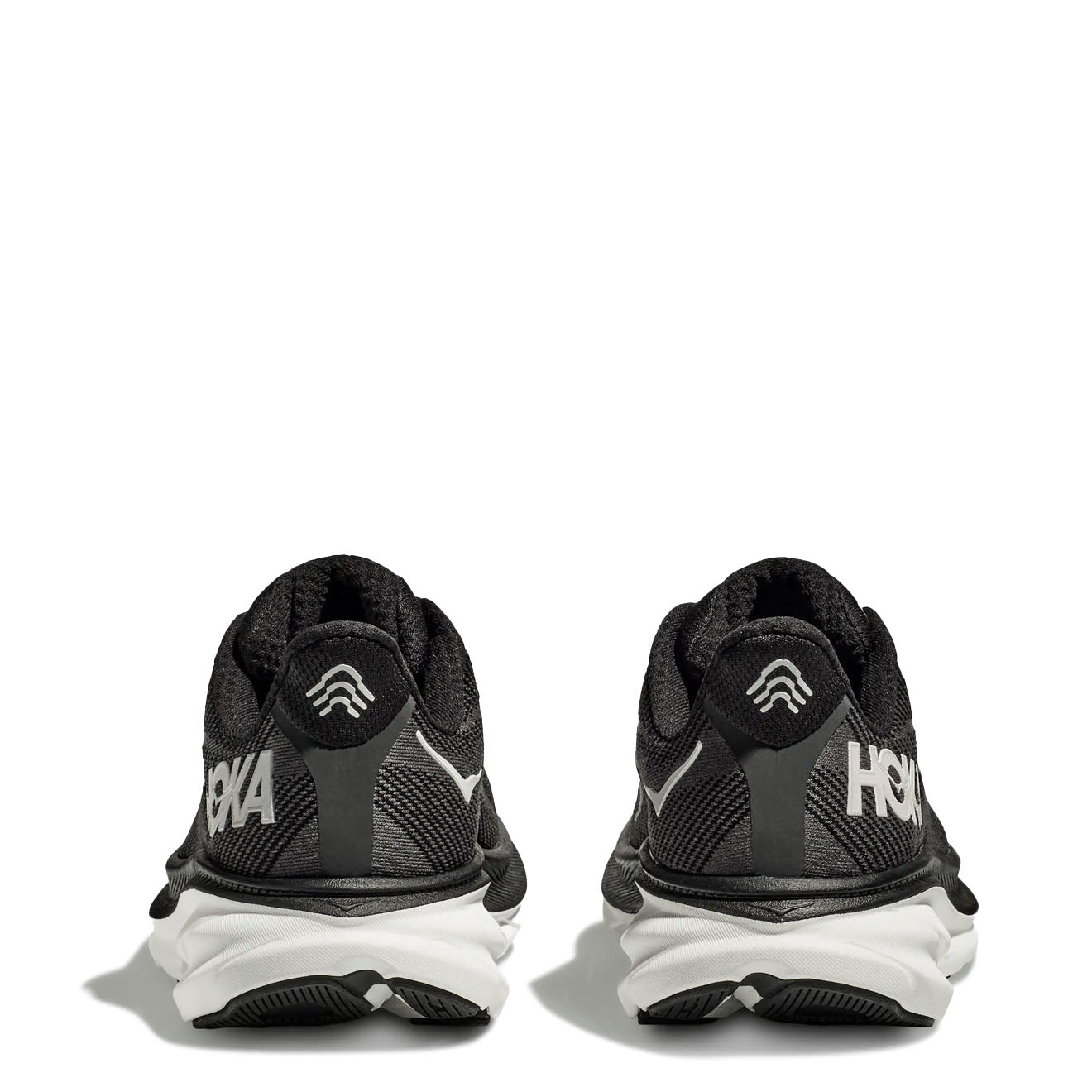 Hoka Clifton 9 Trainer Black / White - Parasol Store