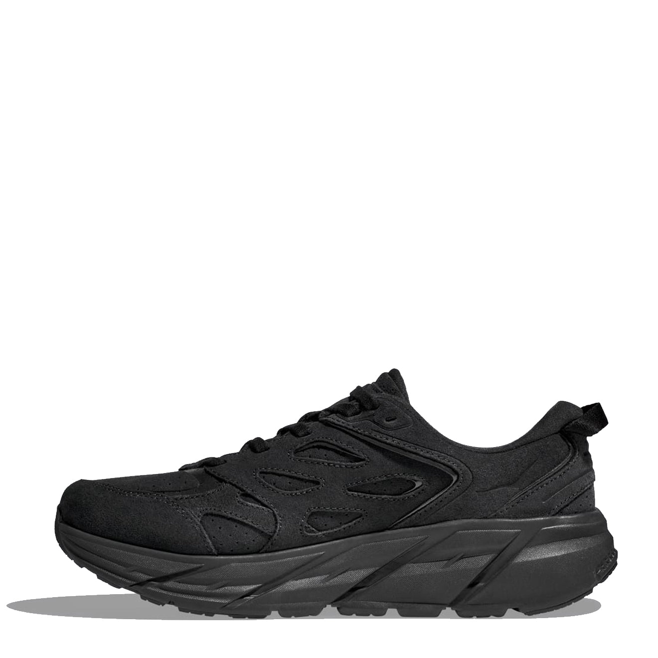 Hoka Clifton L Suede Black / Black - Parasol Store