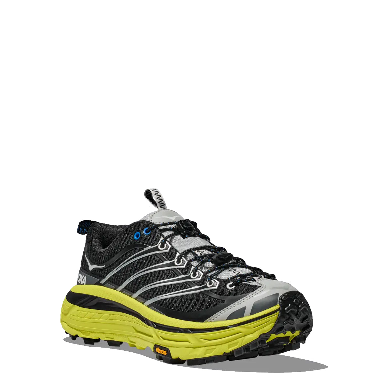 Hoka Mafate Three2 Trainers Black / Hoka Citrus - Parasol Store
