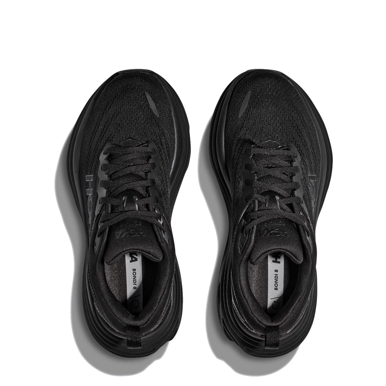 Hoka Womens Bondi 8 Trainer Black / Black - Parasol Store