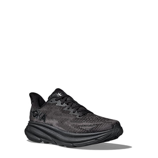 Hoka Womens Clifton 9 Trainer Black / Black - Parasol Store