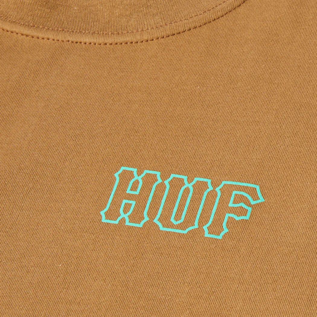 Huf Womens Set H S/S Tee Camel Huf