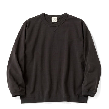 Jackman Dotsume Rib L/S T-shirt Ink Black - Parasol Store