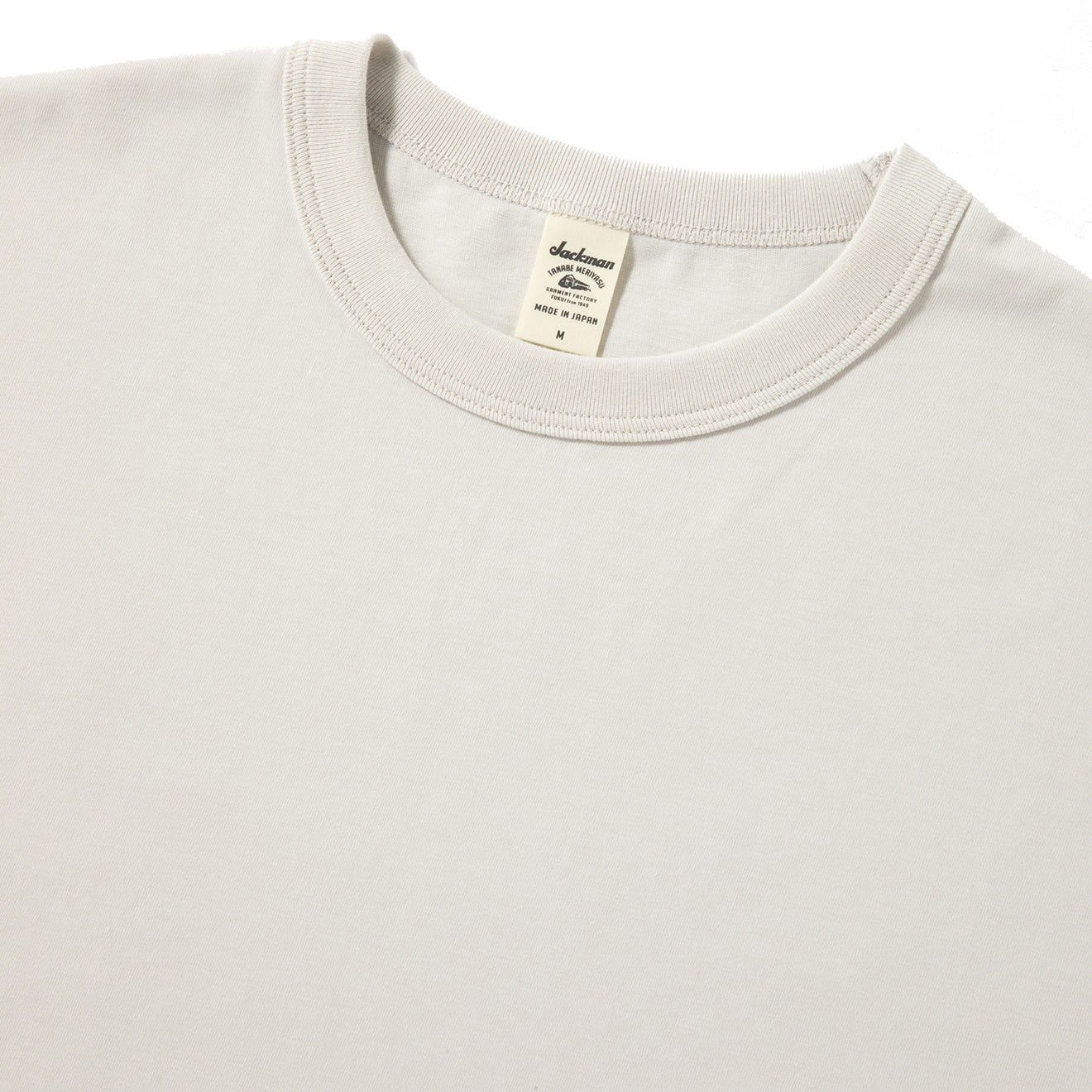Jackman Grace Himo L/S T-Shirt Rosin White - Parasol Store