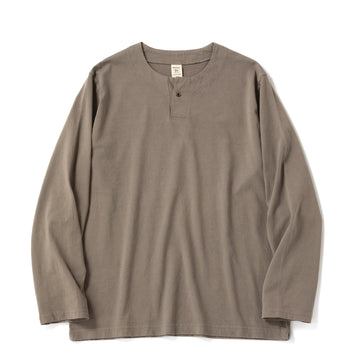 Jackman Henleyneck L/S T-shirt Retro Olive - Parasol Store