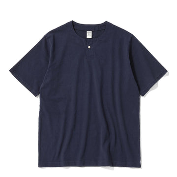 Jackman Henleyneck T-Shirt Navy - Parasol Store
