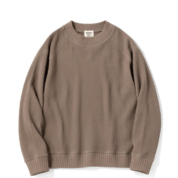 Jackman Waffle Mid-Neck Sepia - Parasol Store