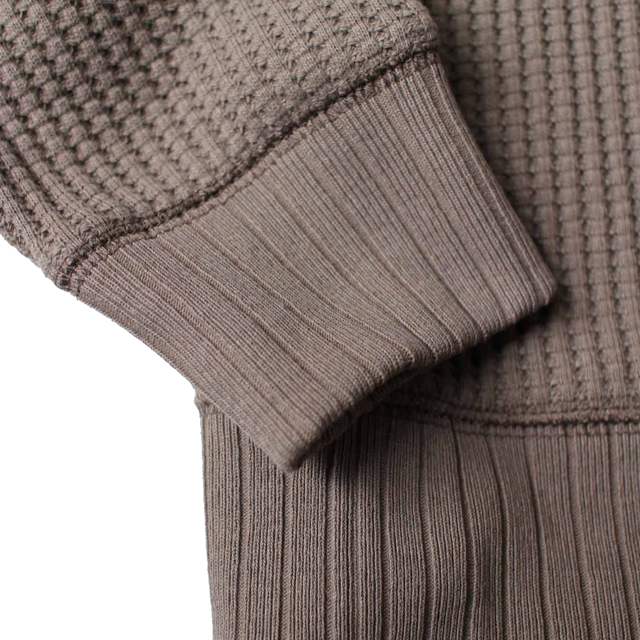 Jackman Waffle Mid-Neck Taupe - Parasol Store