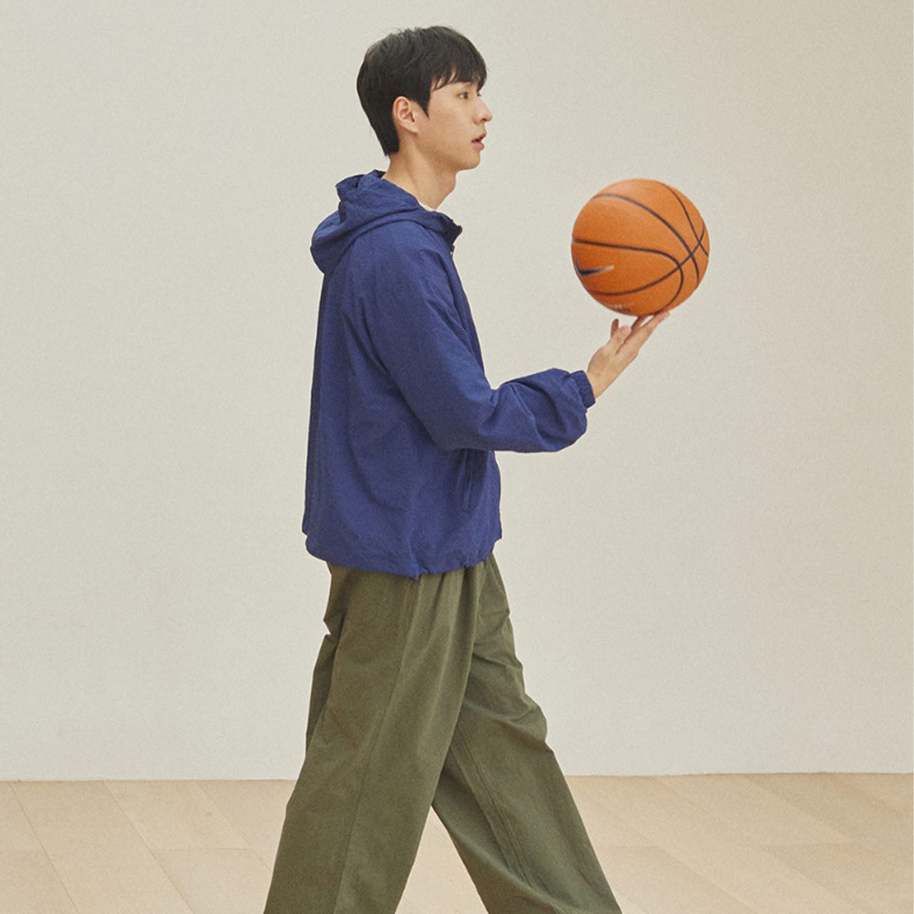 Kappy Light Hoodie Windbreaker Navy - Parasol Store