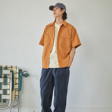 Kappy Sunrise Utility Half Shirt Brick - Parasol Store