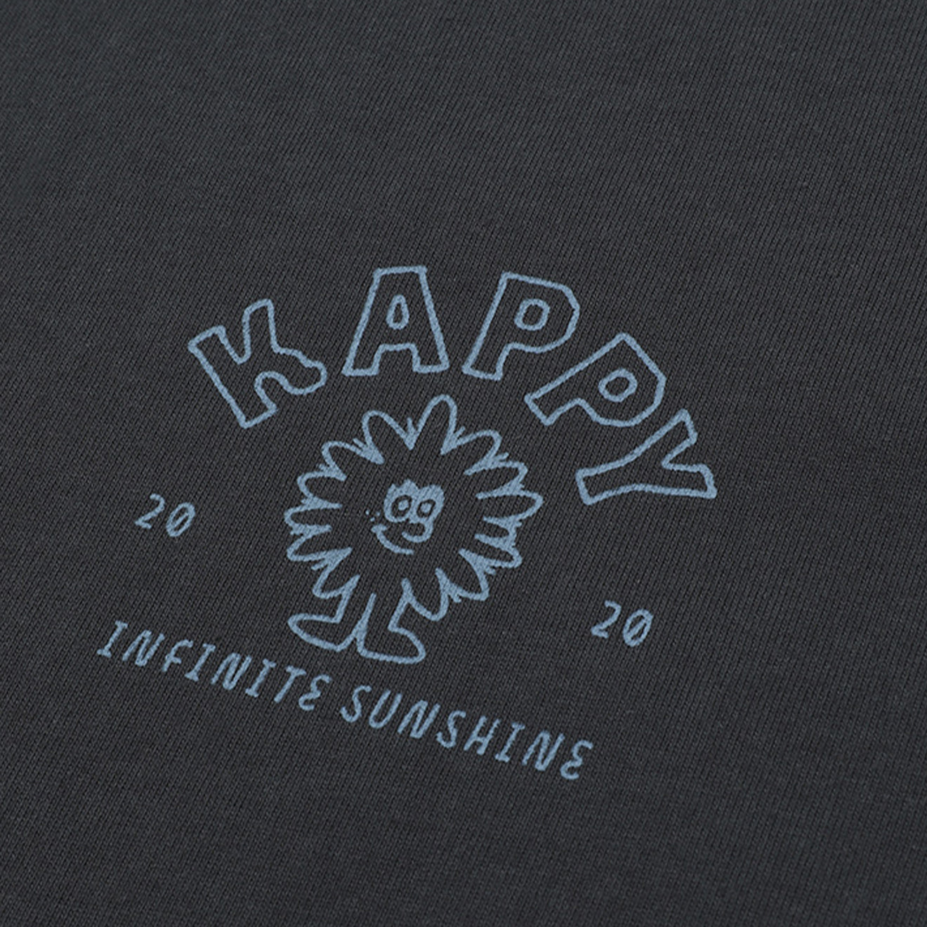 Kappy Sunshine T-Shirt Dark Grey - Parasol Store