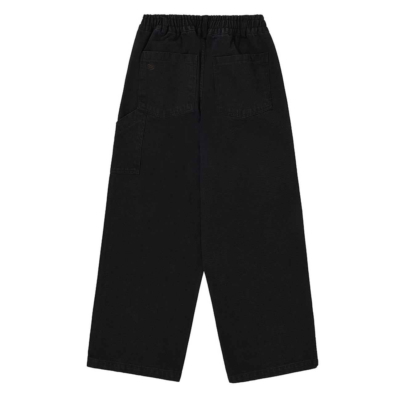 Kappy Two Tuck Wide Kation Pants Black