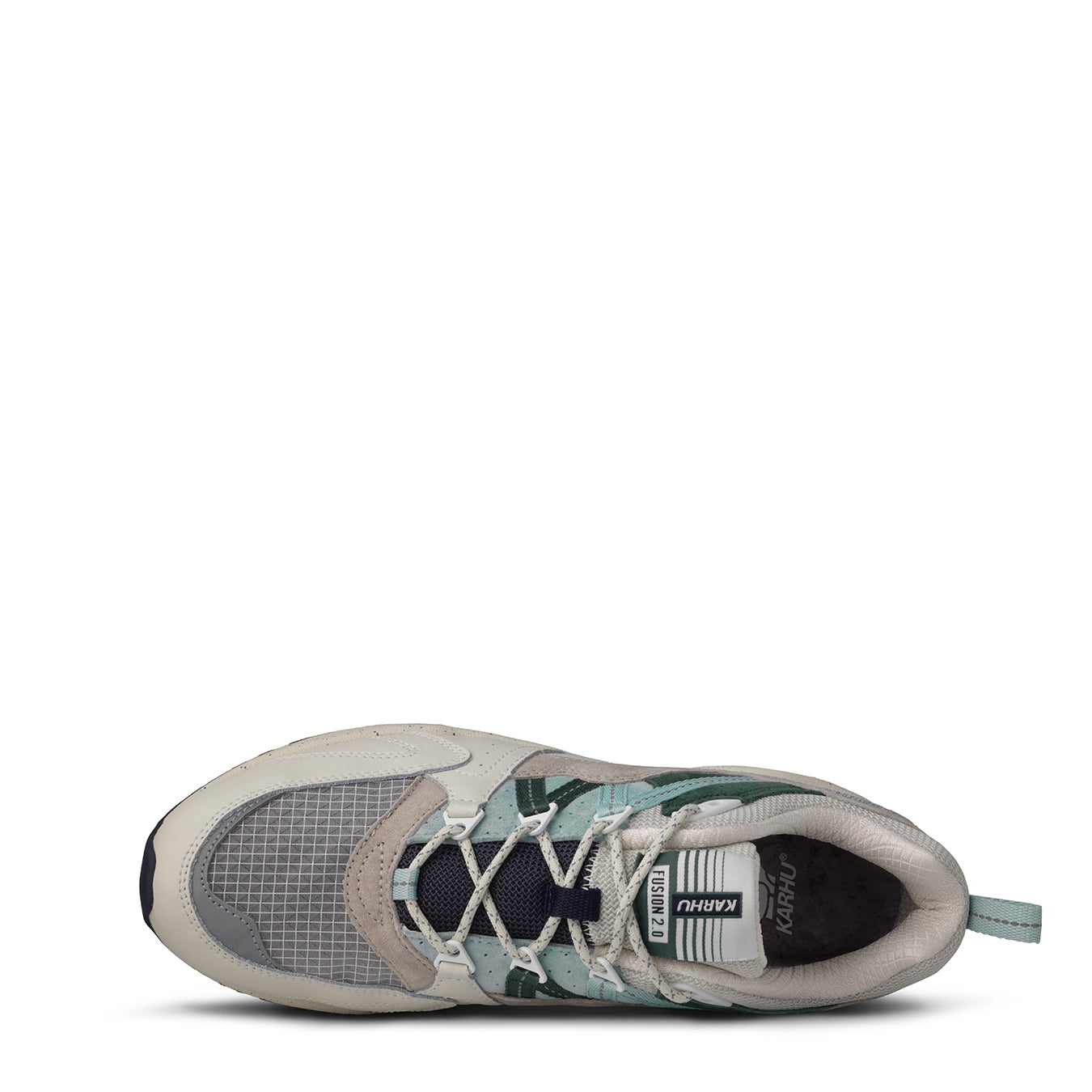 Karhu Womens Fusion 2.0 Trainers Lily White / Surf Spray - Parasol Store