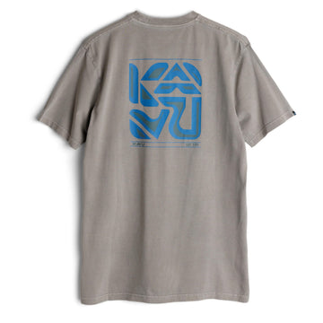 Kavu Cubed S/S Tee Greige - Parasol Store