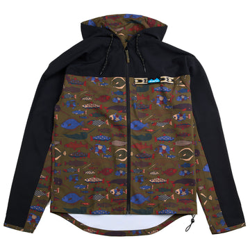 Kavu River Throwshirt Jacket Fish Tessellate - Parasol Store